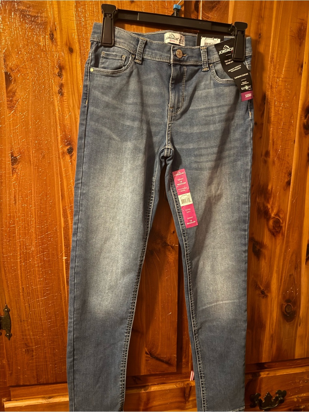 Girls Light Blue Slim Fit Jeans - Jordache